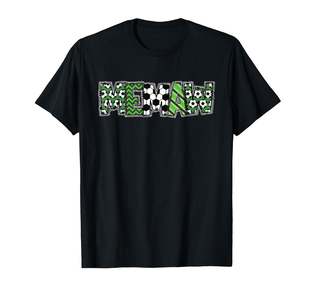 Soccer Memaw Birthday Party T-Shirt - Minimalist Print Unisex - T-Shirt, Sweatshirt, Hoodie