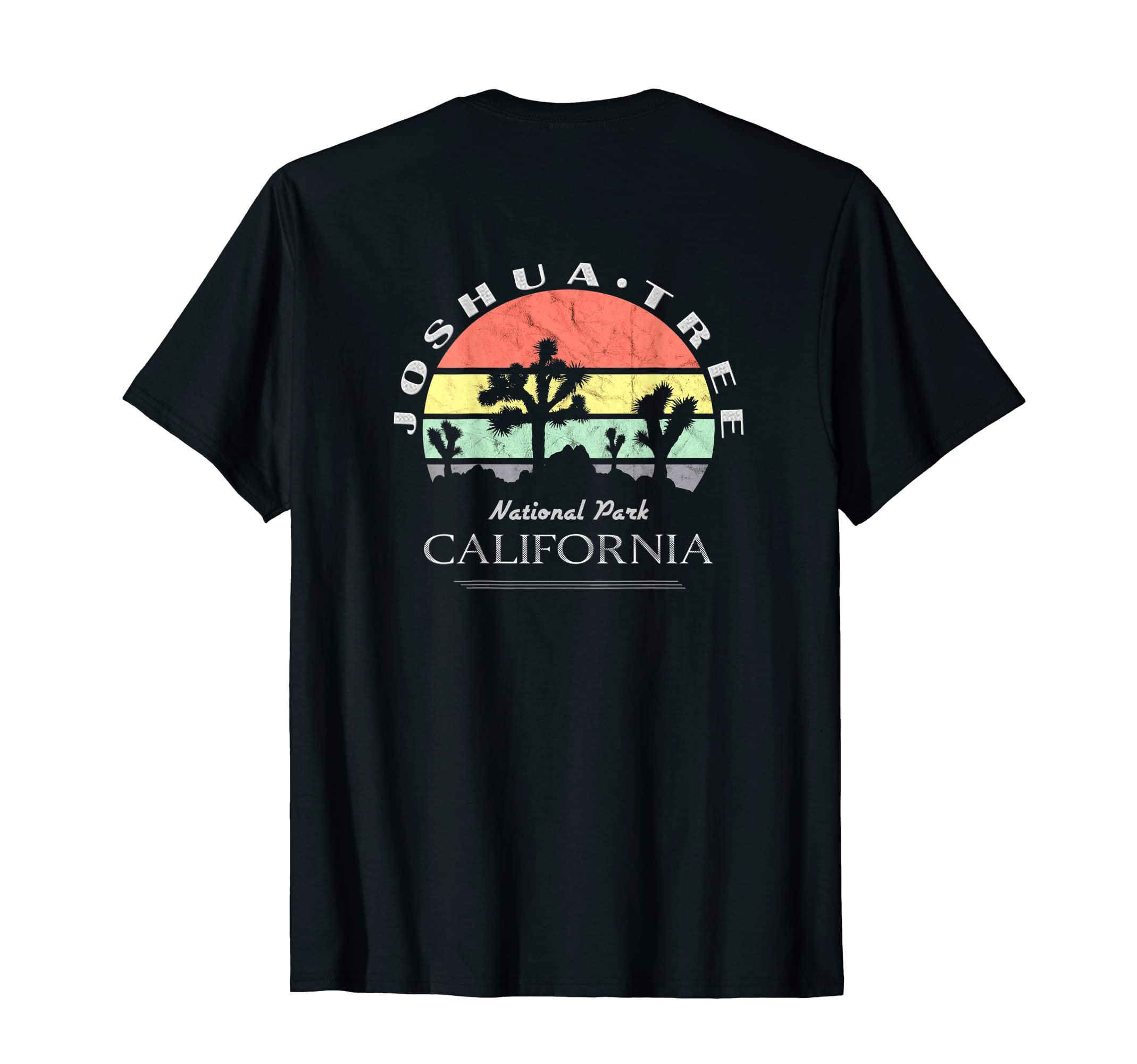 Joshua Tree National Park Camping Back T-Shirt - Fun Novelty Design Unisex - T-Shirt, Sweatshirt, Hoodie