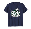 Soccer Dad Louder Than Mom Navy Blue T-Shirt - Unique Graphic Unisex - T-Shirt, Sweatshirt, Hoodie