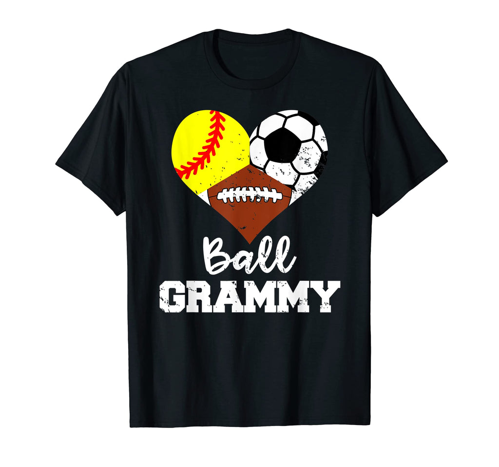 Ball Grammy Heart Funny Softball T-Shirt - Fun Novelty Design Unisex - T-Shirt, Sweatshirt, Hoodie