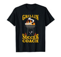 Soccer Coach Bbq Grill Smoker T-Shirt - Casual Everyday Wear Unisex - T-Shirt, Sweatshirt, Hoodie