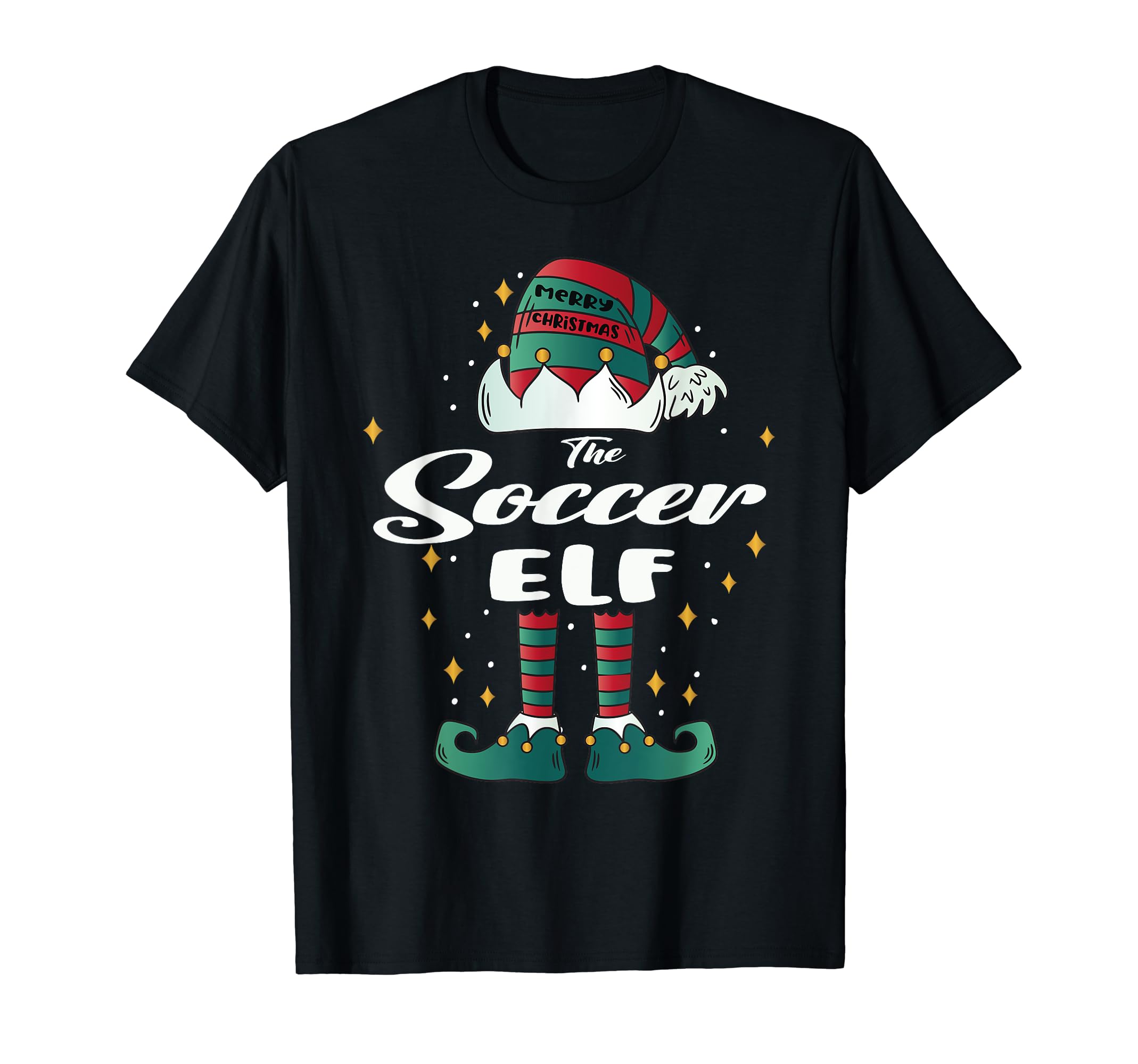 Soccer Elf Funny Family T-Shirt - Novelty Apparel Unisex - T-Shirt, Sweatshirt, Hoodie
