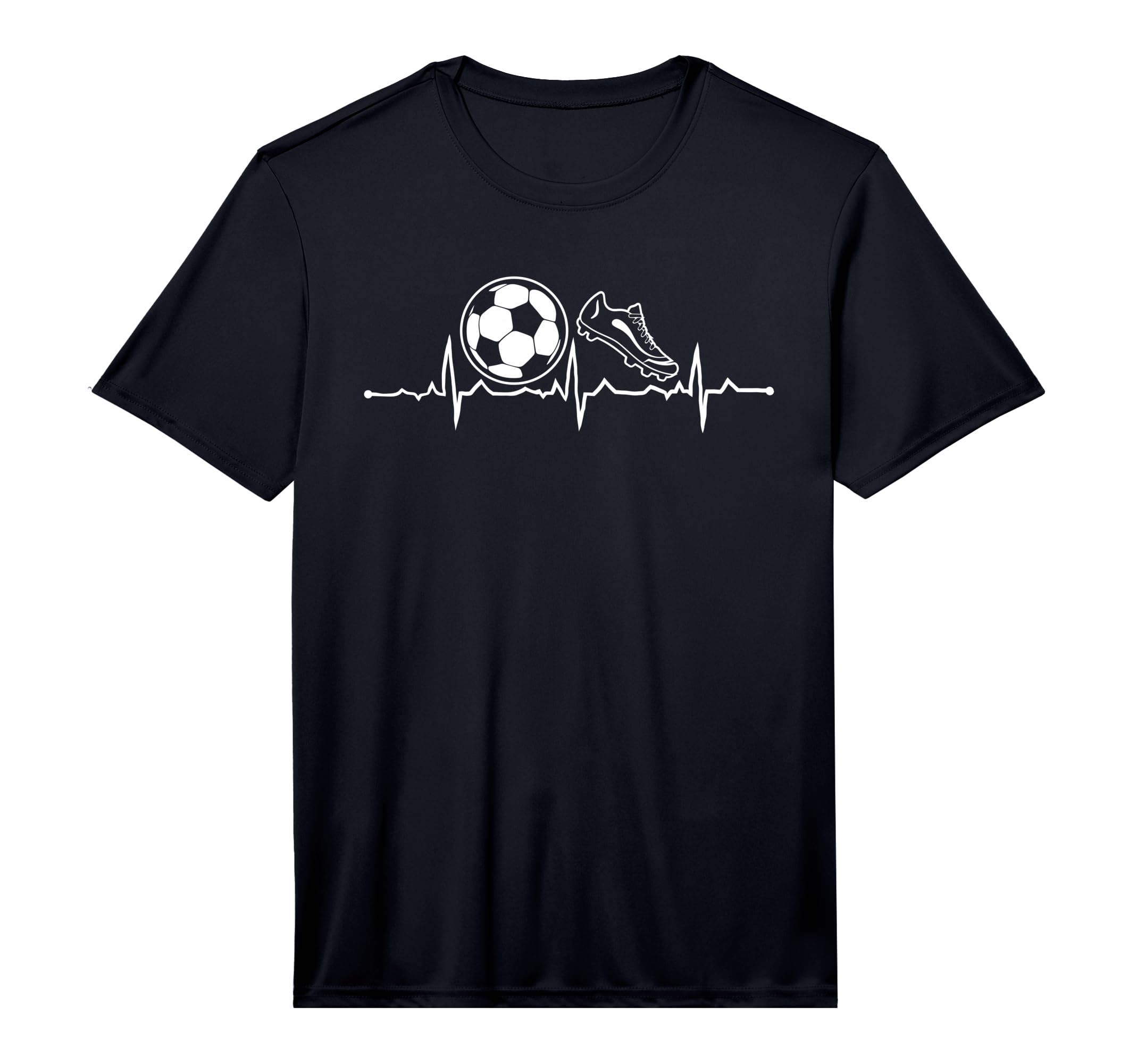 Football Heartbeat Soccer Pulse Performance T-Shirt - Unique Graphic Unisex - T-Shirt, Sweatshirt, Hoodie