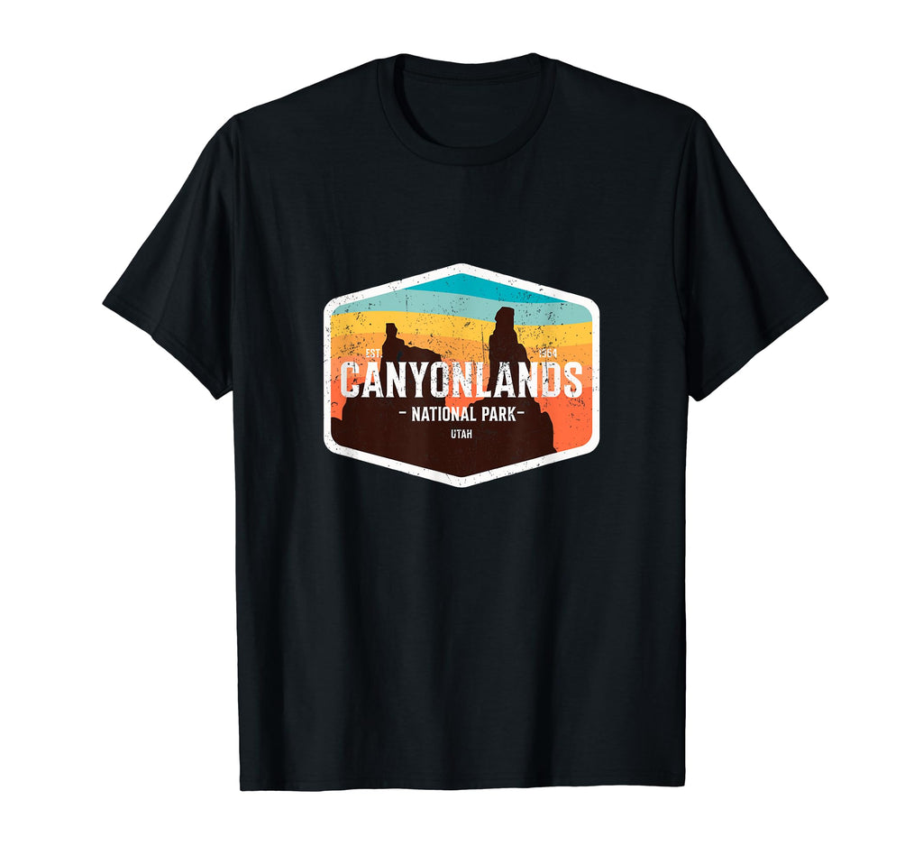80S Rock Formations Canyonlands T-Shirt - Casual Everyday Wear Unisex - T-Shirt, Sweatshirt, Hoodie