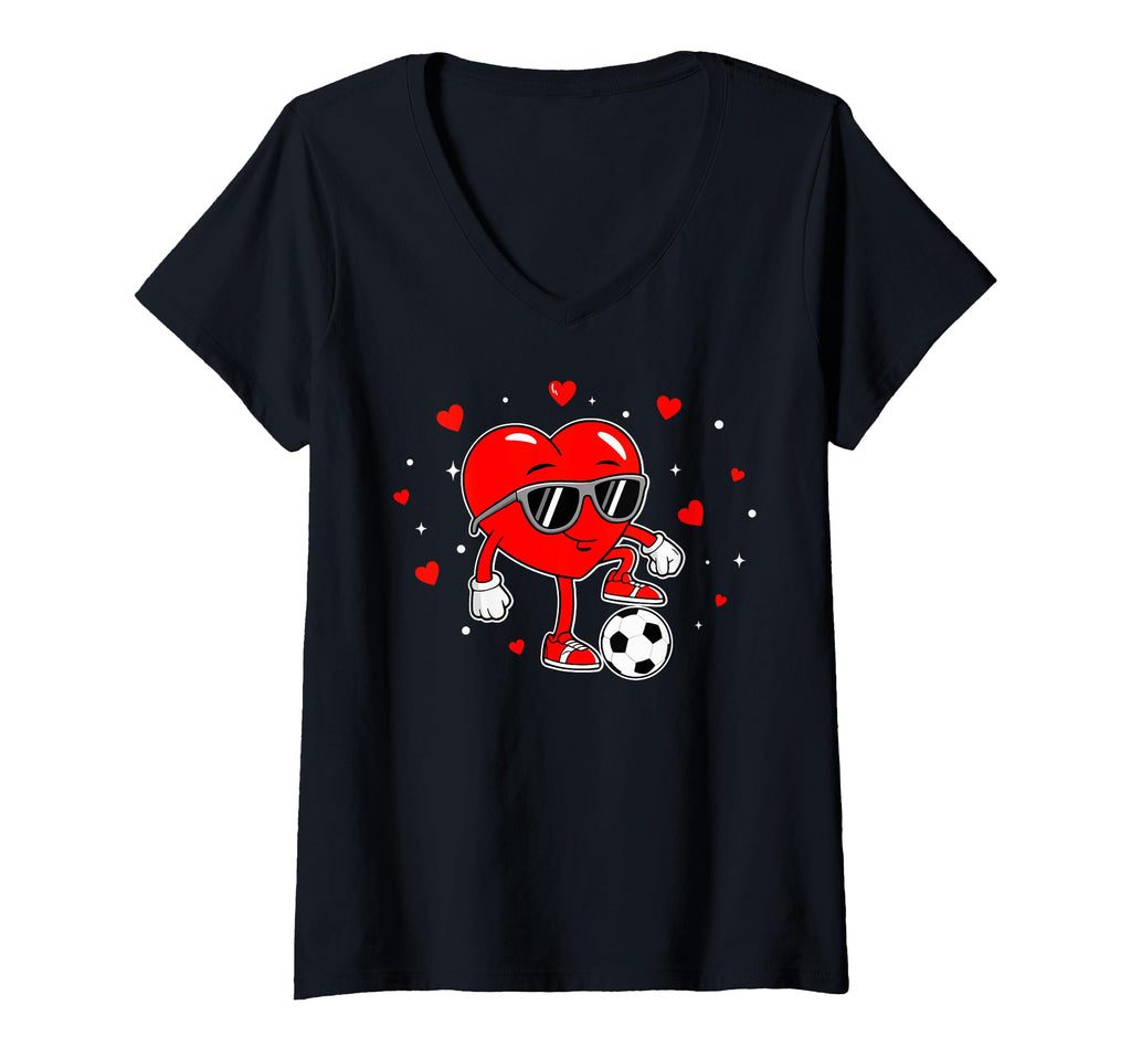 Heart Playing Soccer Love Sports Sweatshirt - Novelty Apparel Unisex - T-Shirt, Sweatshirt, Hoodie