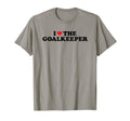 I Love Heart Keeper Goalkeeper T-Shirt - Casual Everyday Wear Men Women - T-Shirt, Sweatshirt, Hoodie