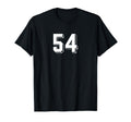 Number 54 80S 90S Soccer Team Jersey T-Shirt - Streetwear Style for Adults - T-Shirt, Sweatshirt, Hoodie