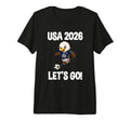 Usa 2026 Lets Go Football Soccer T-Shirt - Casual Everyday Wear for Adults - T-Shirt, Sweatshirt, Hoodie