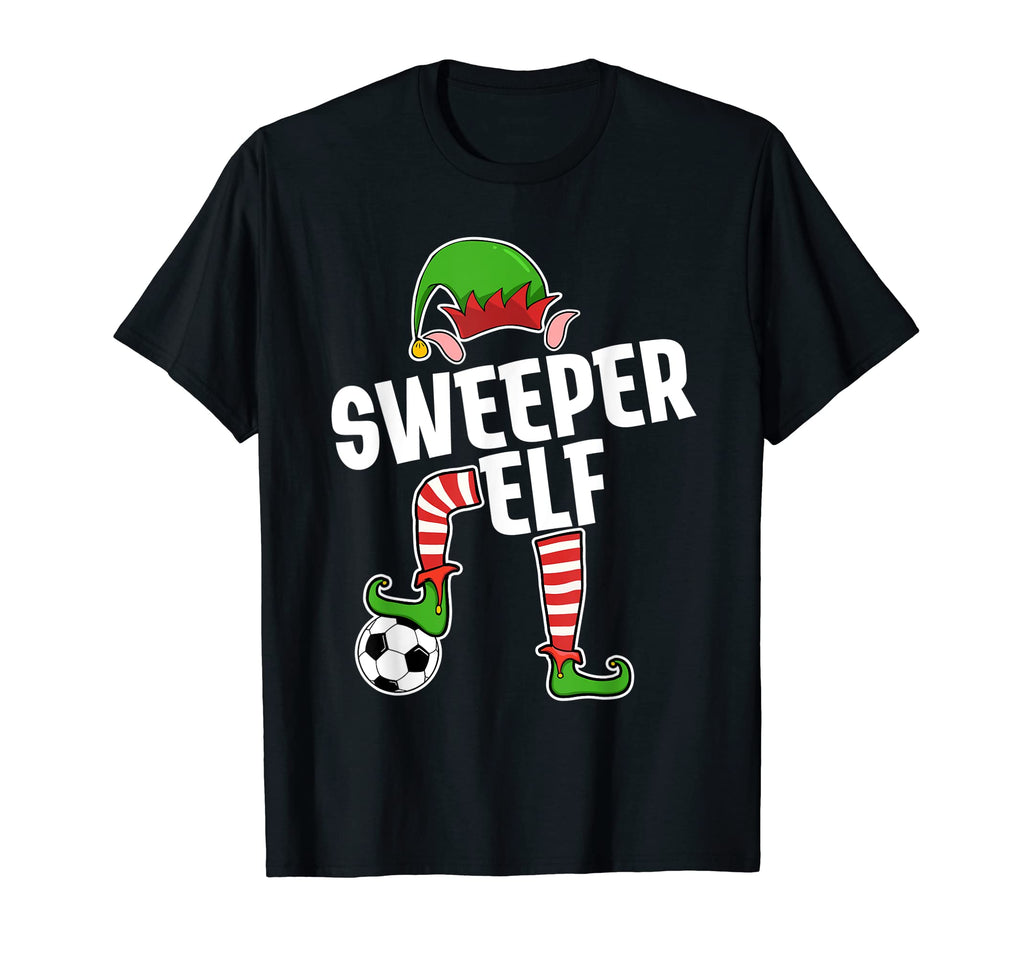 Soccer Elf Sweeper Soccer Player Elf T-Shirt - Novelty Apparel for Adults - T-Shirt, Sweatshirt, Hoodie