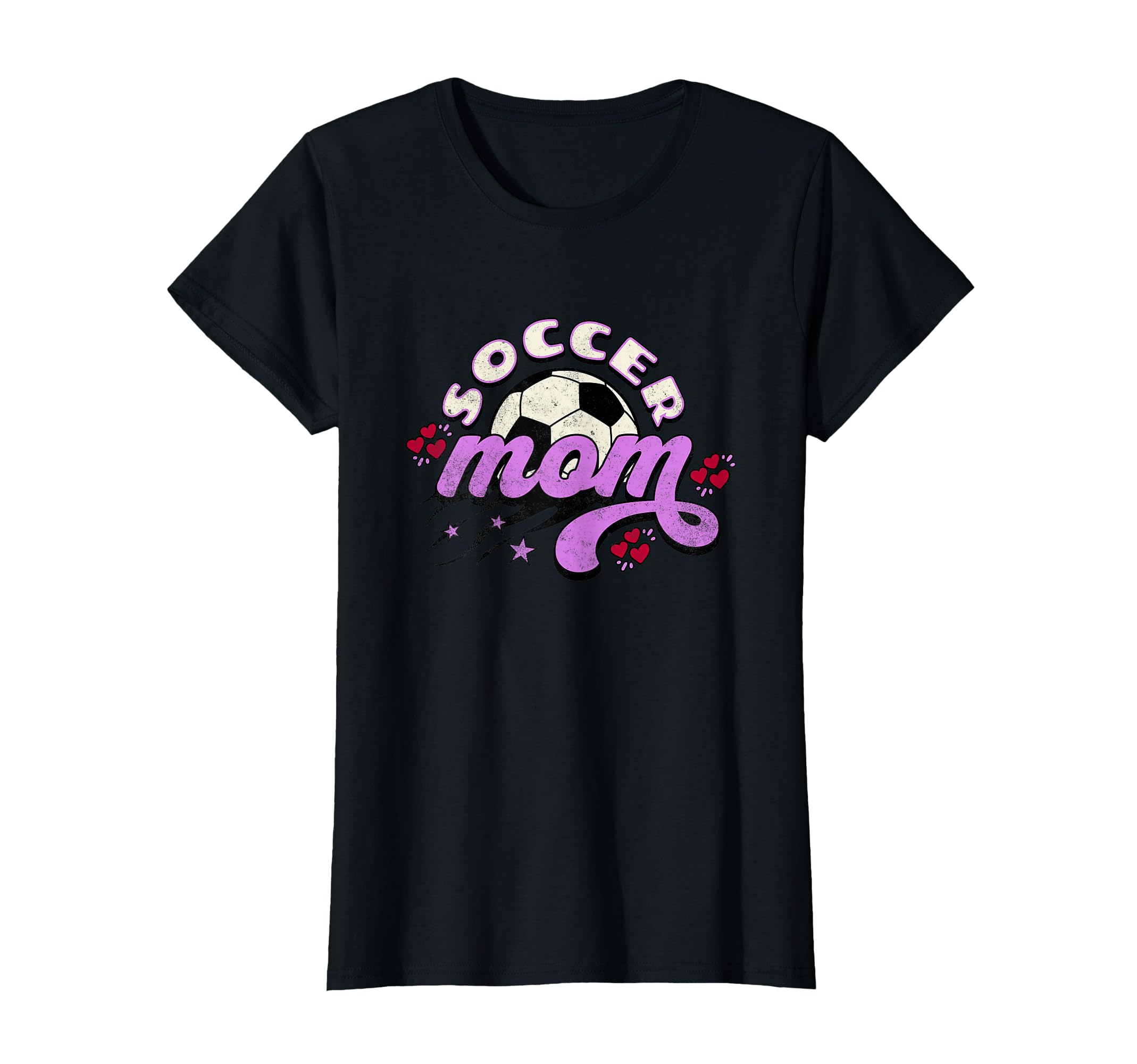 Soccer Mom Love Heart And Stars T-Shirt - Unique Graphic Unisex - T-Shirt, Sweatshirt, Hoodie