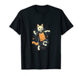 Cat Playing Soccer Player Coach T-Shirt - Fun Novelty Design Men Women - T-Shirt, Sweatshirt, Hoodie