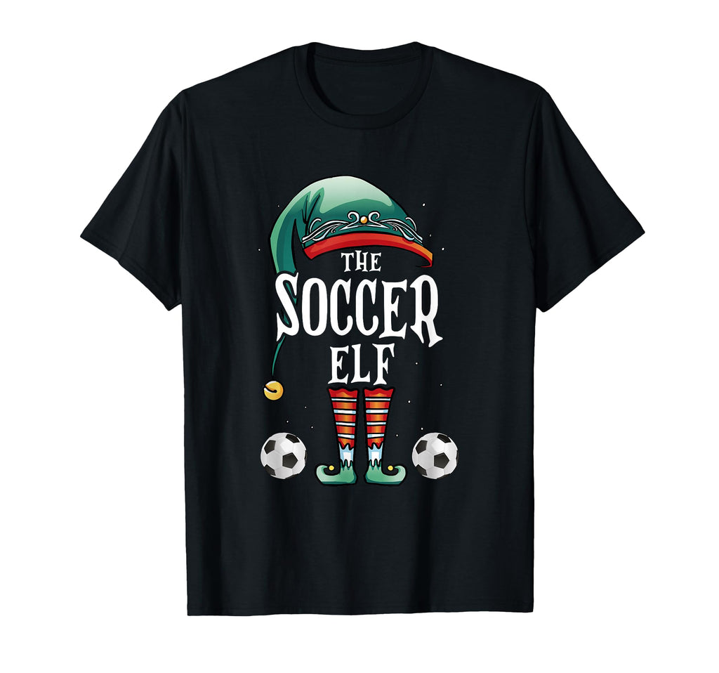 Soccer Elf Family Group Matching Soccer T-Shirt - Minimalist Print Unisex - T-Shirt, Sweatshirt, Hoodie