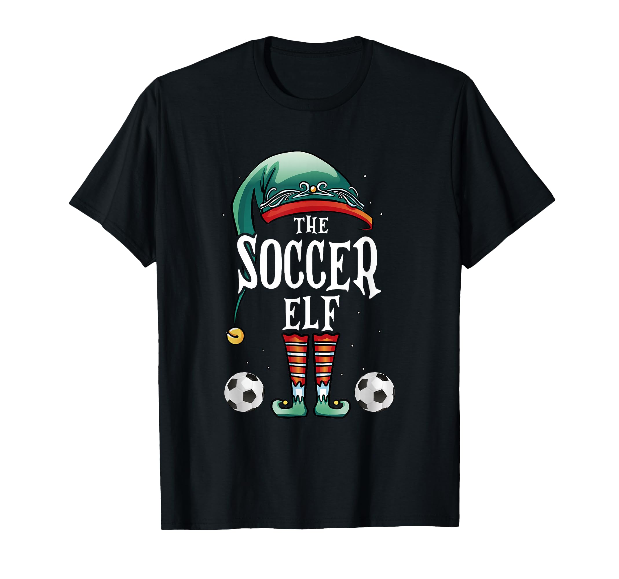 Soccer Elf Family Group Matching Soccer T-Shirt - Minimalist Print Unisex - T-Shirt, Sweatshirt, Hoodie