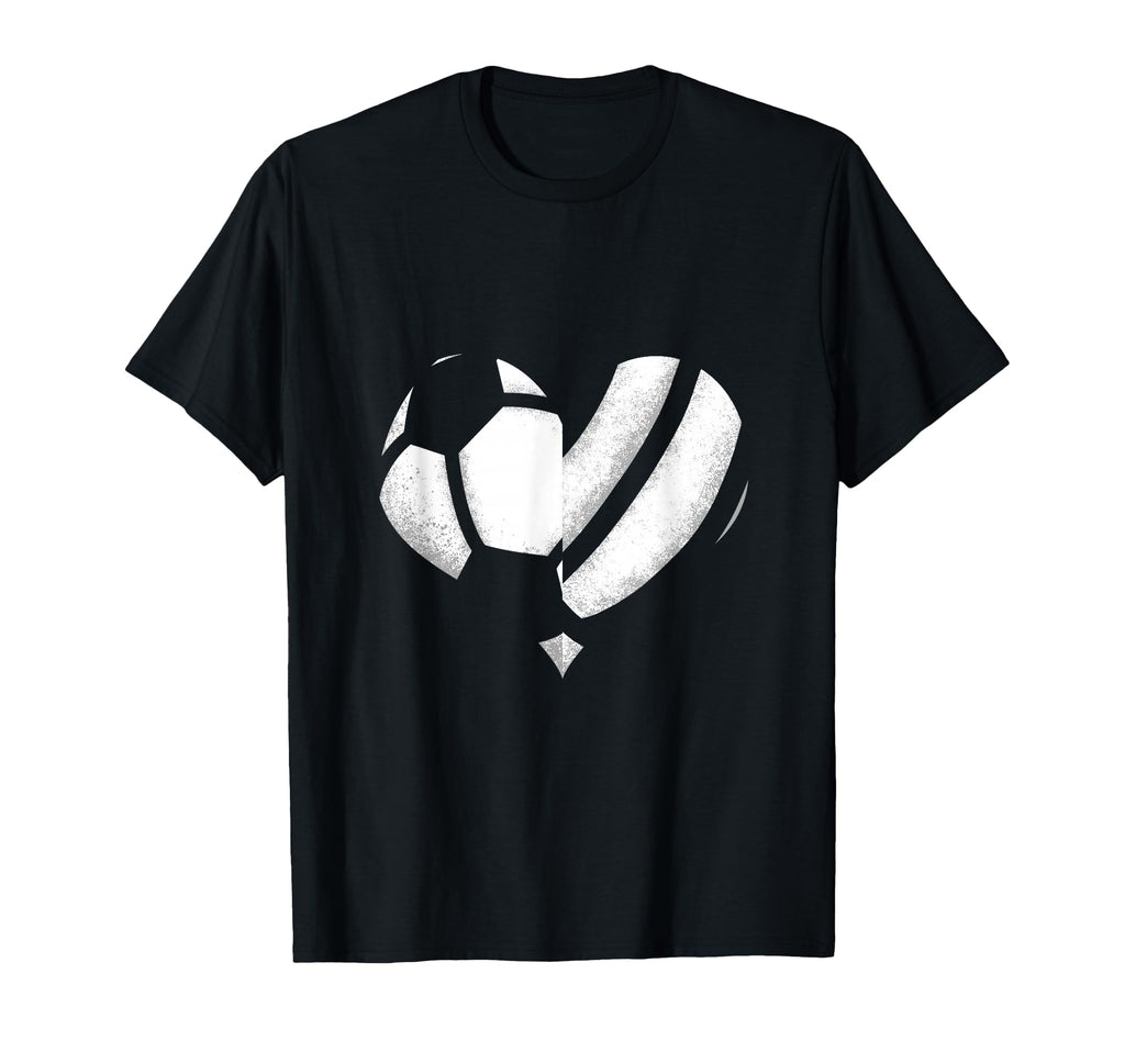 Soccer Volleyball Ball Heart Love Sport T-Shirt - Streetwear Style Unisex - T-Shirt, Sweatshirt, Hoodie