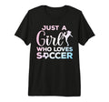 Soccer Art Teen Goalie Soccer Player Tri T-Shirt - Unique Graphic Unisex - T-Shirt, Sweatshirt, Hoodie