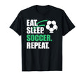 Eat Sleep Soccer Repeat Coaches T-Shirt - Casual Everyday Wear for Adults - T-Shirt, Sweatshirt, Hoodie
