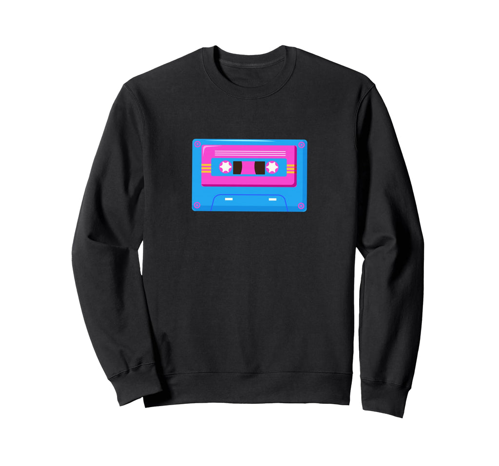 Cassette Tape 90S Nostalgia Aesthetic Sweatshirt - Graphic Print for Adults - T-Shirt, Sweatshirt, Hoodie