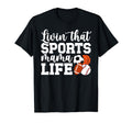 Sports Mama Life Sports Mom Sports T-Shirt - Aesthetic Graphic Unisex - T-Shirt, Sweatshirt, Hoodie