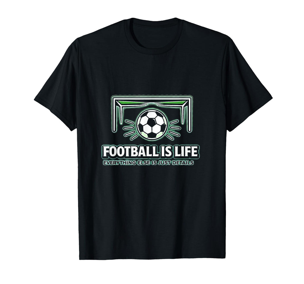 Football Is Life Goal Hmfl Brand Soccer T-Shirt - Minimalist Print Unisex - T-Shirt, Sweatshirt, Hoodie