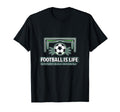 Football Is Life Goal Hmfl Brand Soccer T-Shirt - Minimalist Print Unisex - T-Shirt, Sweatshirt, Hoodie