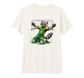 Funny Feral Raccoon Soccer Player Score T-Shirt - Unique Graphic Men Women - T-Shirt, Sweatshirt, Hoodie