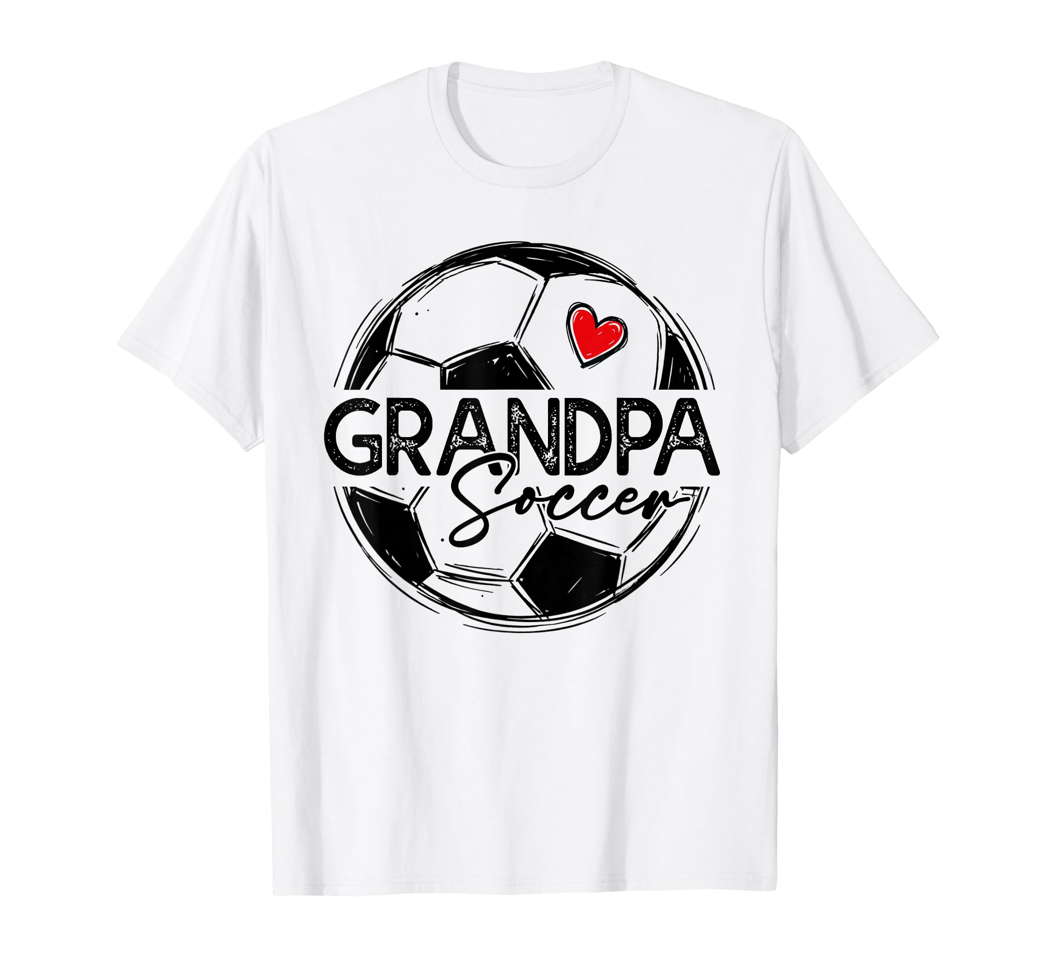 Soccer Grandpa Soccer Player Family T-Shirt - Custom Art Print Men Women - T-Shirt, Sweatshirt, Hoodie
