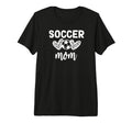 Soccer Mom Leopard Tri Blend T-Shirt - Casual Everyday Wear Men Women - T-Shirt, Sweatshirt, Hoodie