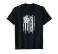 American Flag Soccer Rustic T-Shirt - Custom Art Print for Adults - T-Shirt, Sweatshirt, Hoodie