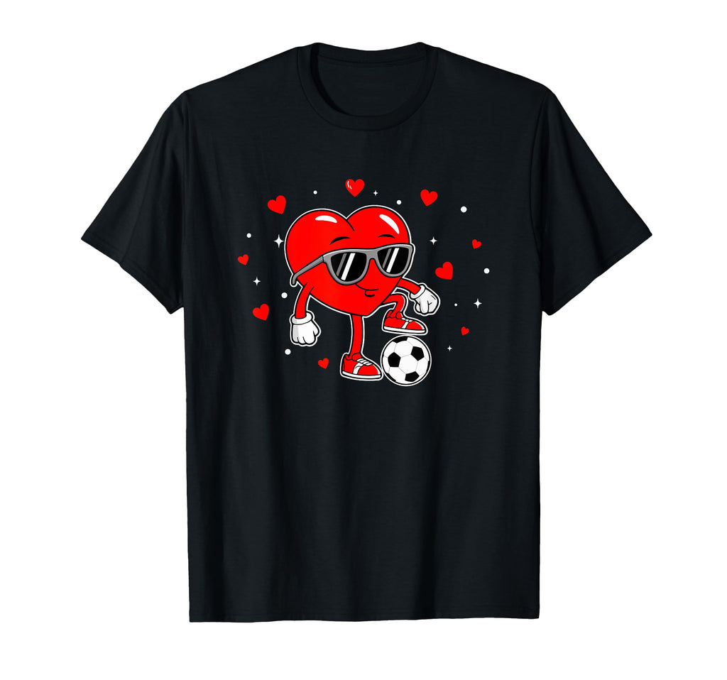 Heart Soccer Love Fun Football Vibes T-Shirt - Streetwear Style Unisex - T-Shirt, Sweatshirt, Hoodie