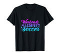 Weekends Coffee Soccer Funny Soccer T-Shirt - Aesthetic Graphic Unisex - T-Shirt, Sweatshirt, Hoodie