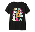 My Soccer Era Groovy Soccer Tri Blend T-Shirt - Graphic Print Unisex - T-Shirt, Sweatshirt, Hoodie