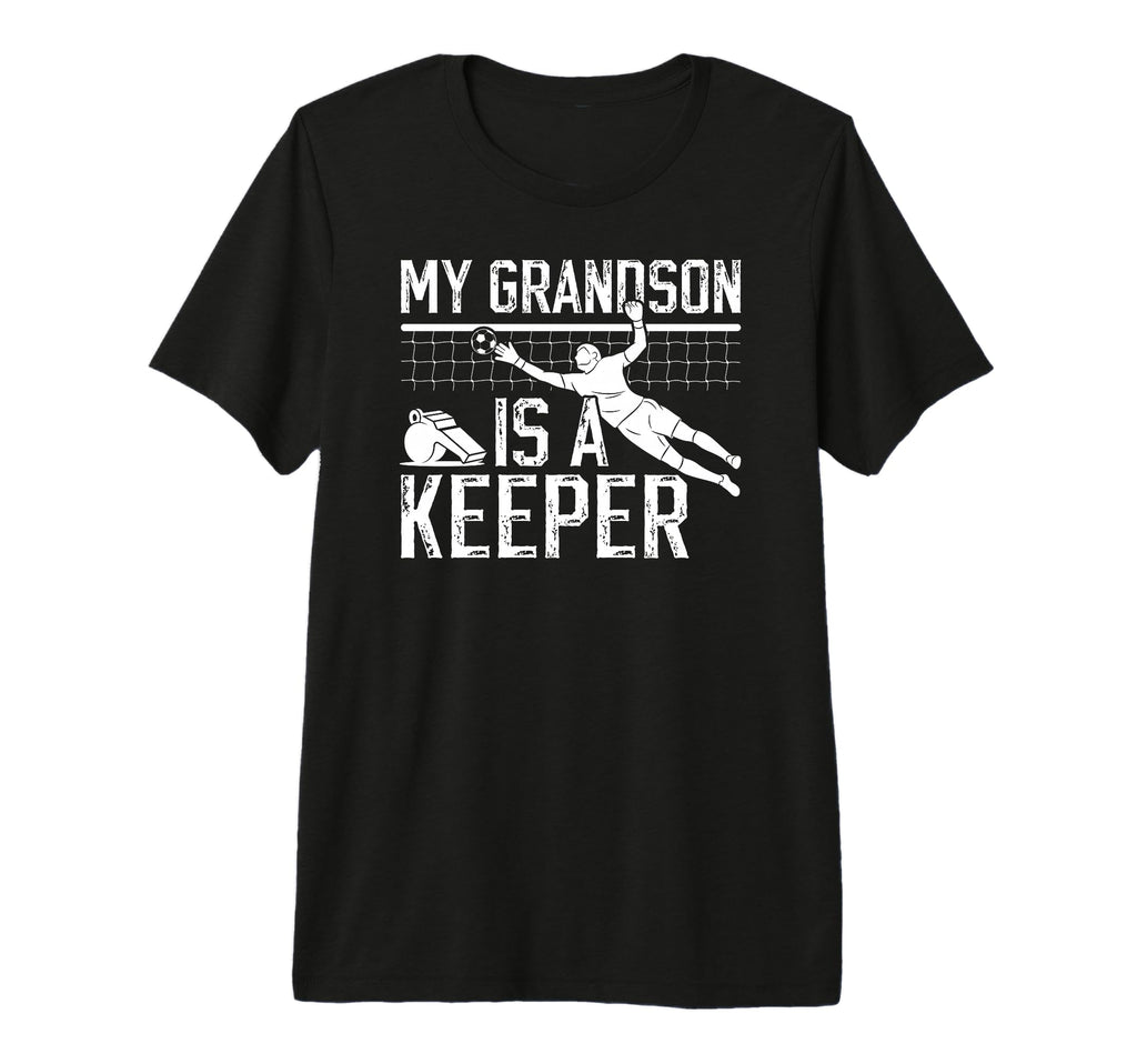 Mens Proud Soccer Keeper Pop Pop T-Shirt - Casual Everyday Wear for Adults - T-Shirt, Sweatshirt, Hoodie