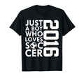 2016 Just Who Loves Soccer 10Th T-Shirt - Custom Art Print Men Women - T-Shirt, Sweatshirt, Hoodie