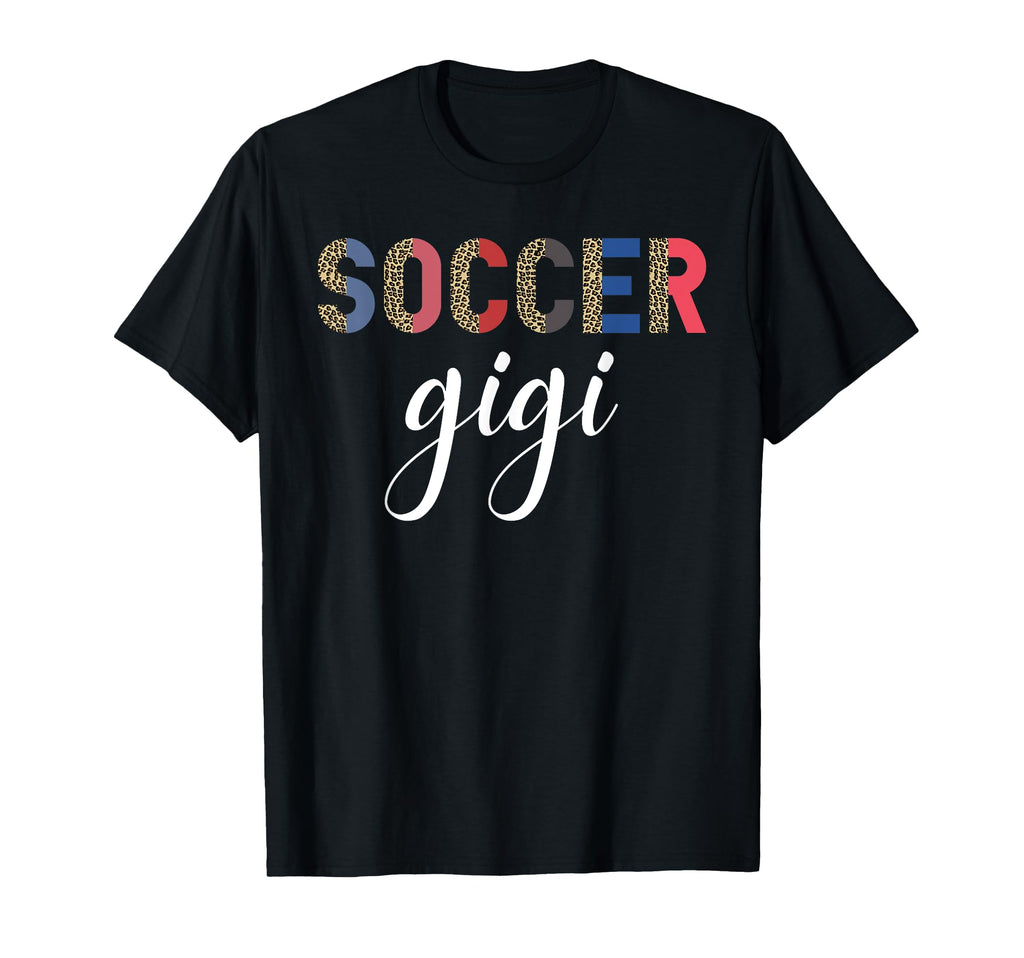 Soccer Gigi Leopard Mom Player Game T-Shirt - Novelty Apparel for Adults - T-Shirt, Sweatshirt, Hoodie
