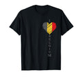 I Love Belgium Heart World Sports Football T-Shirt - Graphic Print Unisex - T-Shirt, Sweatshirt, Hoodie
