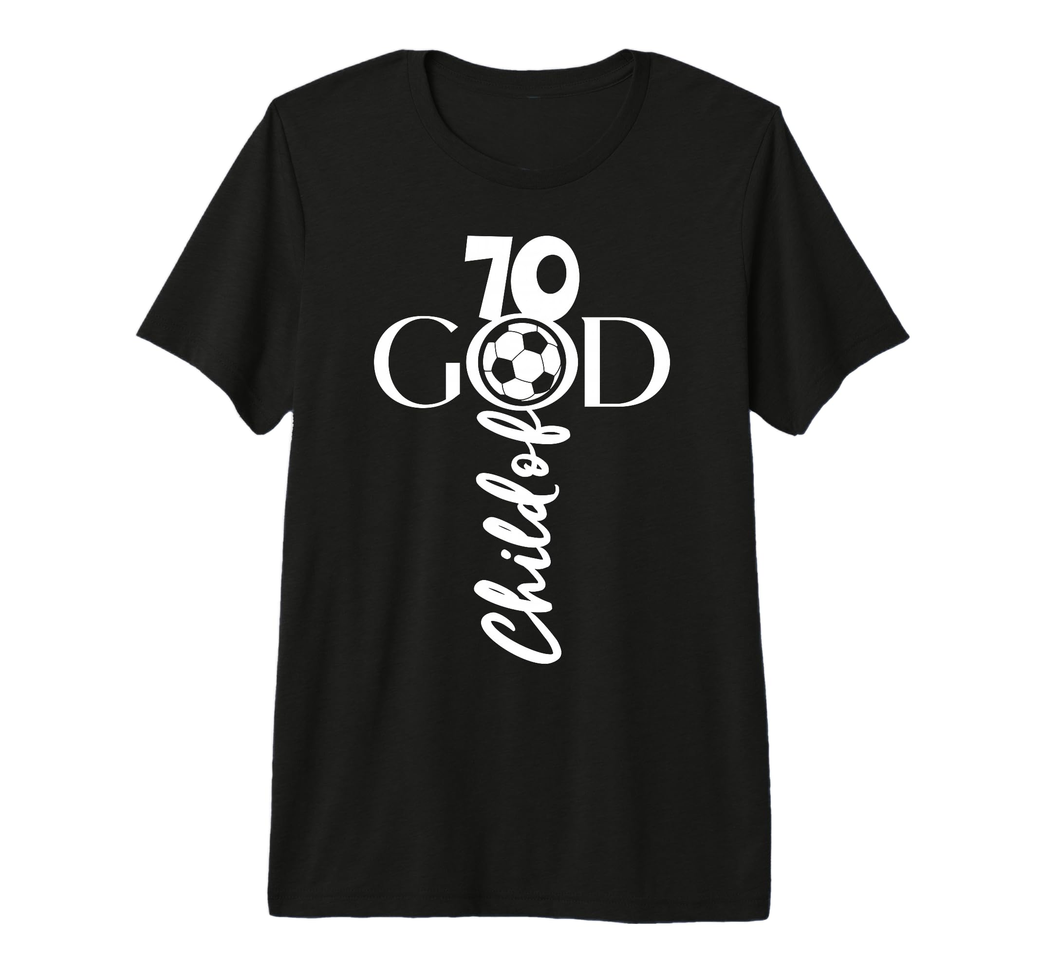 Jesus Christ 70 Years Child God Soccer T-Shirt - Custom Art Print Unisex - T-Shirt, Sweatshirt, Hoodie