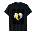 Volleyball Soccer Football Ball Heart T-Shirt - Graphic Print Men Women - T-Shirt, Sweatshirt, Hoodie