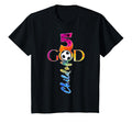 Jesus 5 Years Child God Soccer 5Th T-Shirt - Novelty Apparel for Adults - T-Shirt, Sweatshirt, Hoodie