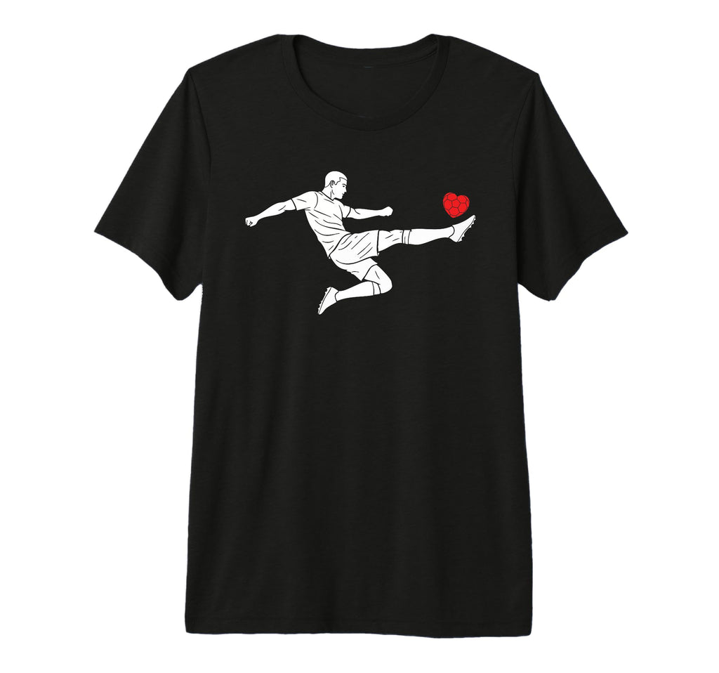 Valentines Us Soccer Player T-Shirt - Minimalist Print for Adults - T-Shirt, Sweatshirt, Hoodie