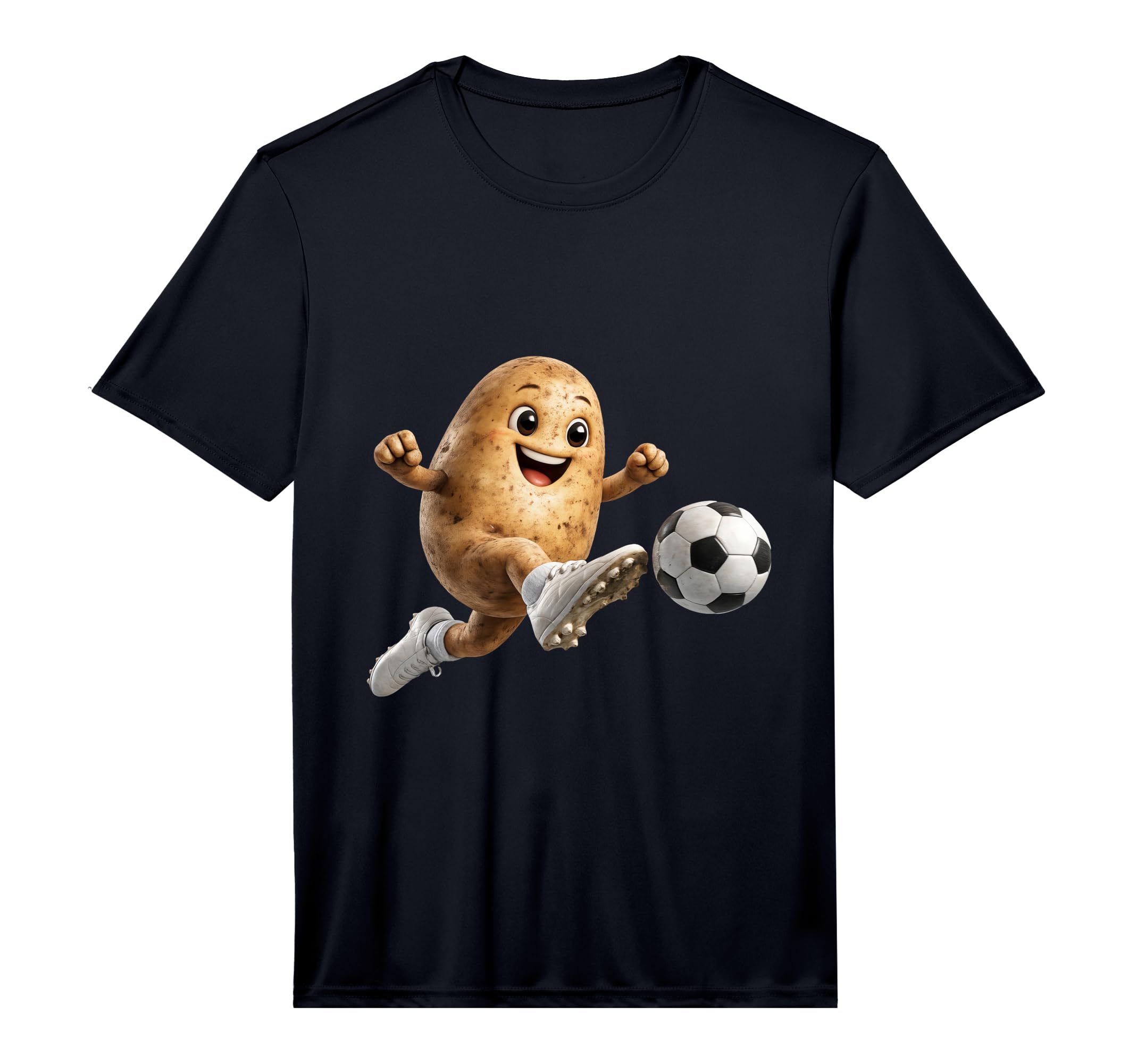 Mens Potato Soccer Performance T-Shirt - Minimalist Print Men Women - T-Shirt, Sweatshirt, Hoodie
