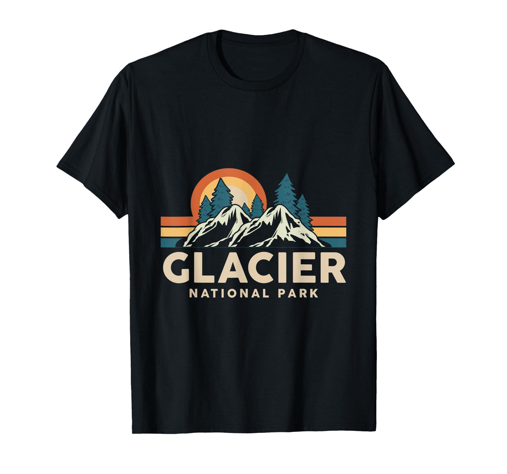 Glacier National Park Souvenir Outdoors T-Shirt - Graphic Print Unisex - T-Shirt, Sweatshirt, Hoodie