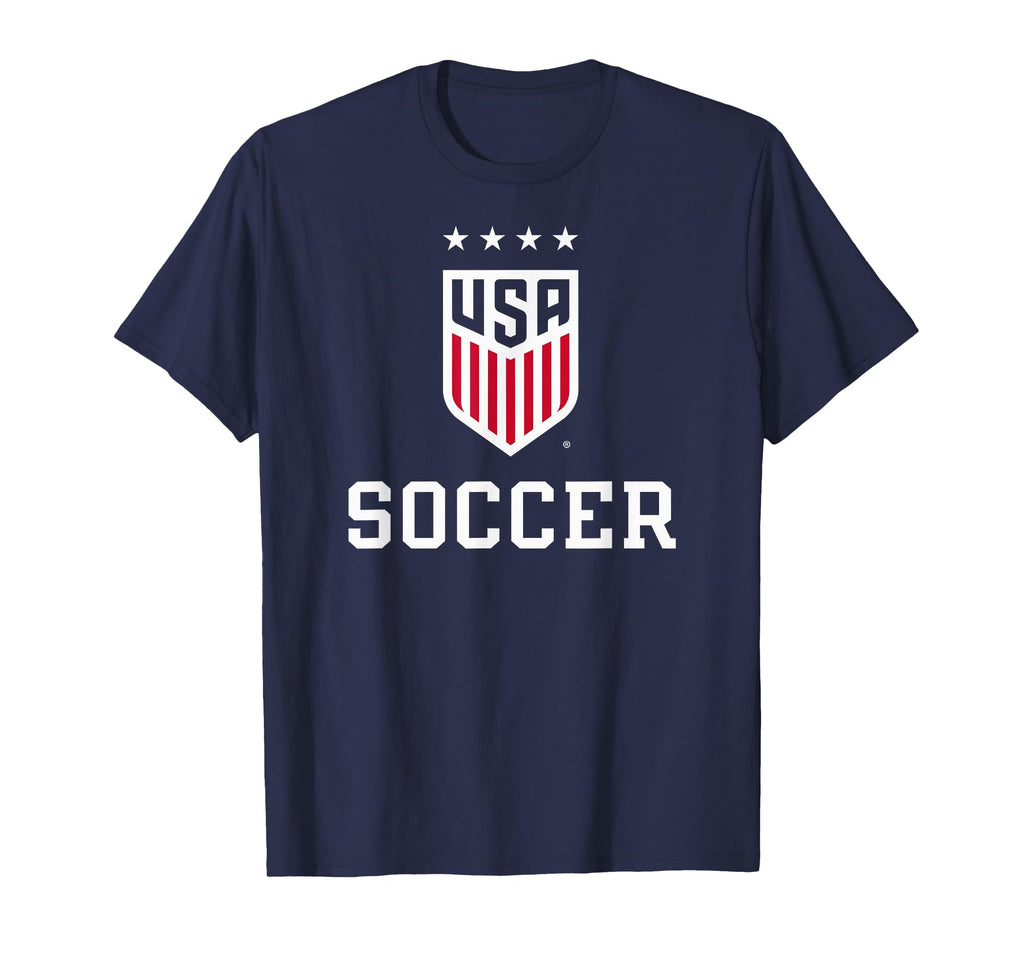 United States Soccer Icon Navy Uswnt T-Shirt - Novelty Apparel for Adults - T-Shirt, Sweatshirt, Hoodie