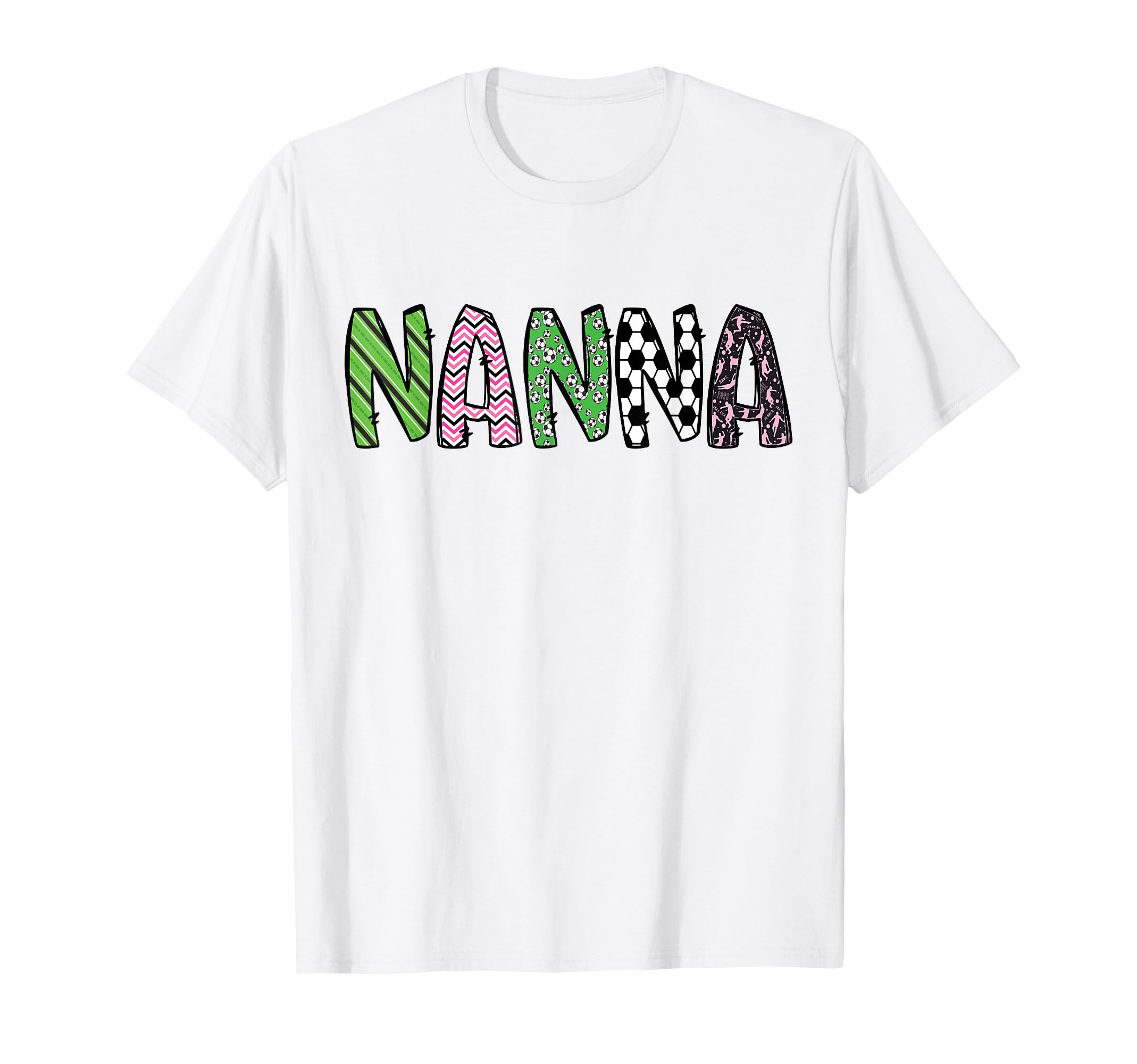 Soccer Nanna Funny Soccer Birthday T-Shirt - Trendy Graphic for Adults - T-Shirt, Sweatshirt, Hoodie