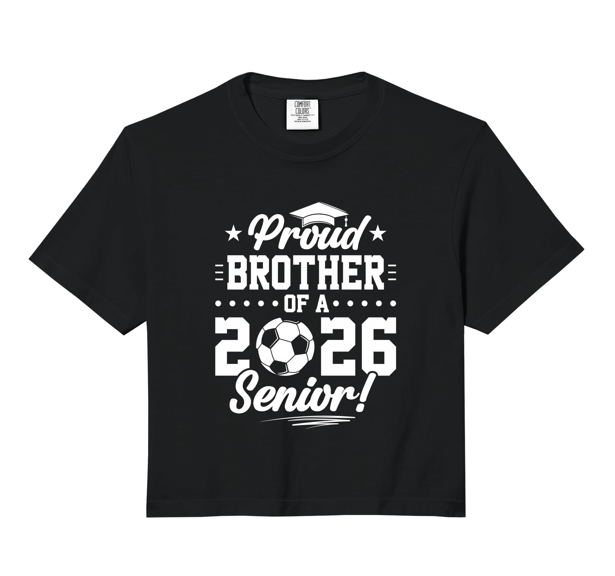 Proud Brother 2026 Senior Soccer T-Shirt - Graphic Print for Adults - T-Shirt, Sweatshirt, Hoodie
