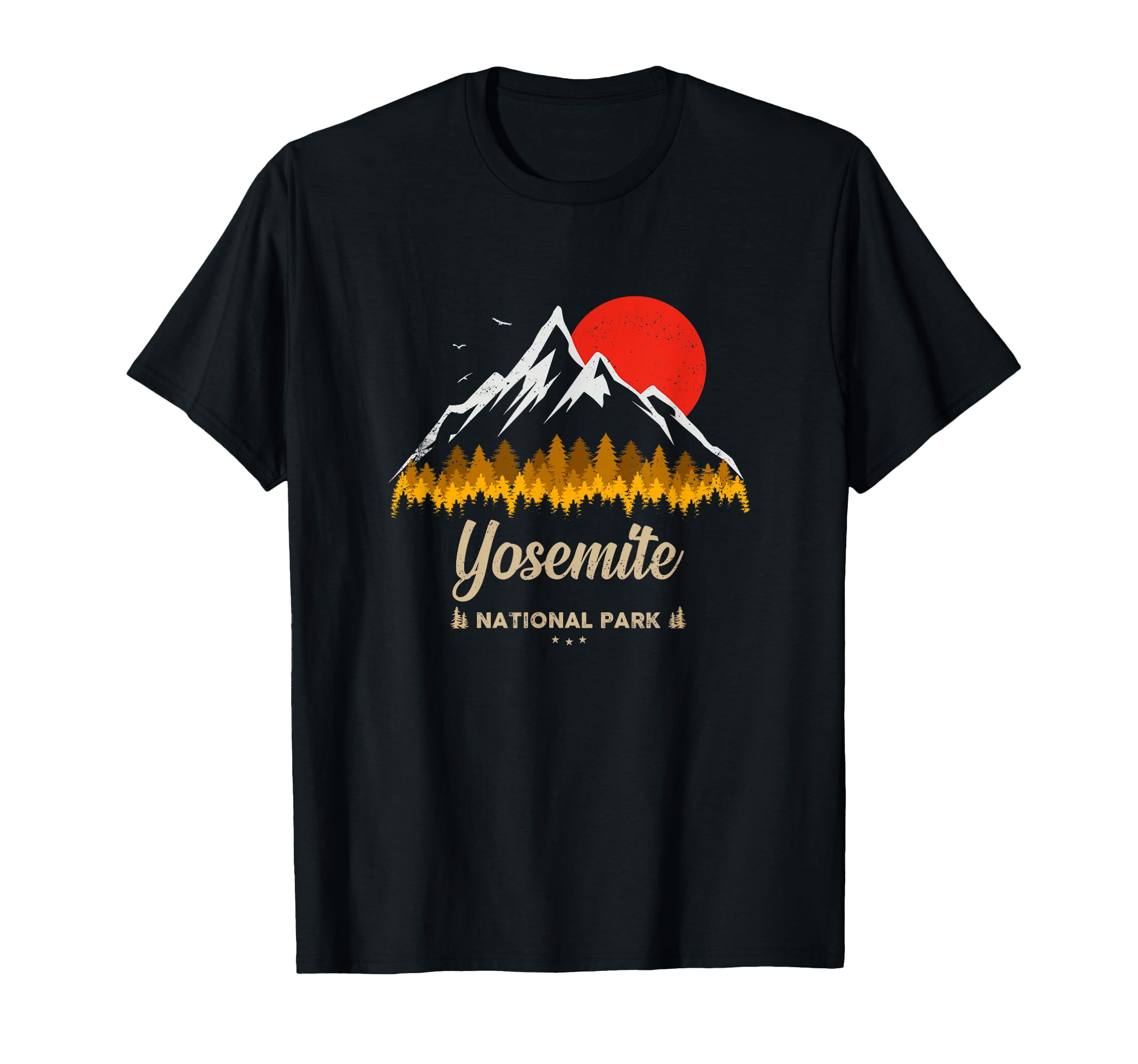 Yosemite National Park Souvenir T-Shirt - Unique Graphic for Adults - T-Shirt, Sweatshirt, Hoodie