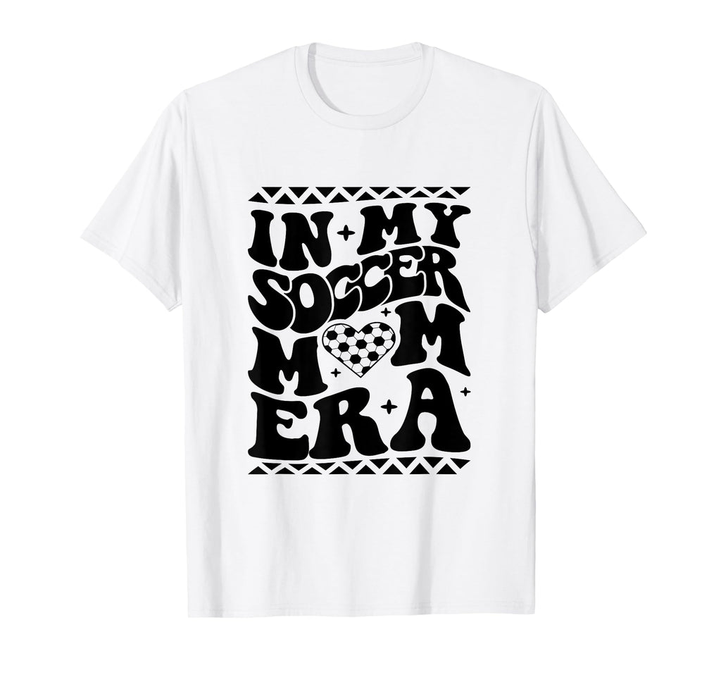 My Soccer Mom Era Groovy Soccer Mama T-Shirt - Custom Art Print Unisex - T-Shirt, Sweatshirt, Hoodie