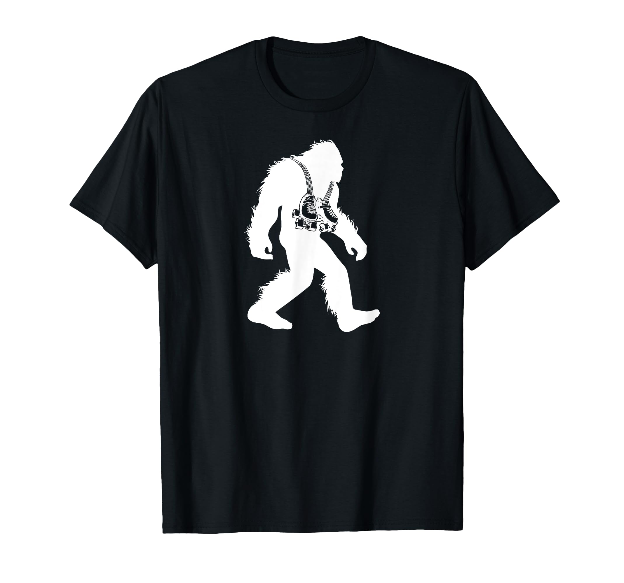 Bigfoot Rollerskate Sasquatch Skating T-Shirt - Streetwear Style for Adults - T-Shirt, Sweatshirt, Hoodie
