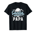 Ice Hockey Goalie Papa Ice Hockey T-Shirt - Aesthetic Graphic Men Women - T-Shirt, Sweatshirt, Hoodie