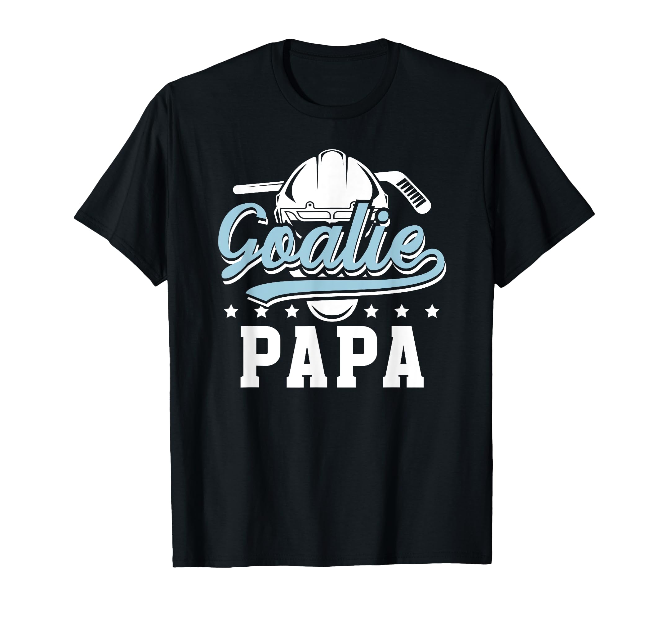 Ice Hockey Goalie Papa Ice Hockey T-Shirt - Aesthetic Graphic Men Women - T-Shirt, Sweatshirt, Hoodie