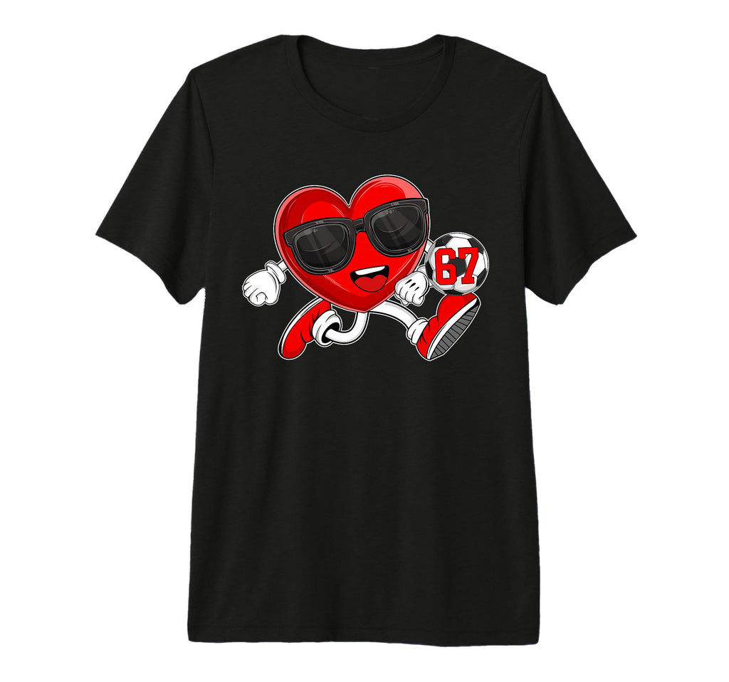 Valentines Day Six Seven Soccer 6 7 T-Shirt - Graphic Print for Adults - T-Shirt, Sweatshirt, Hoodie